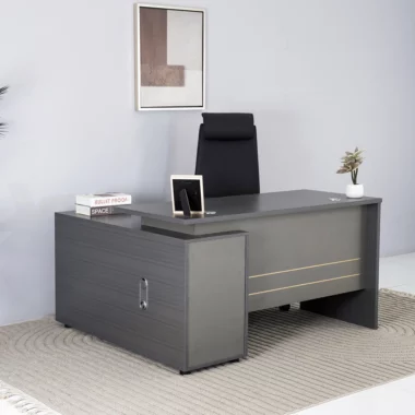 Bellamy Office Table 1.4 Metre – Dark Oak