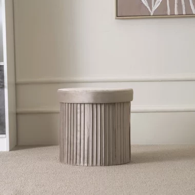 Belov Ottoman W/T Storage – Col Taupe