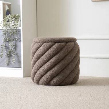 Hayes Ottoman W/T Storage Col – Brown