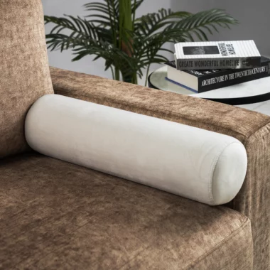 Mia Bolster Pillow In Fabric