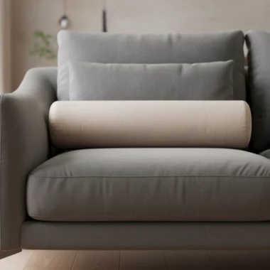 Mia Bolster Pillow In Fabric