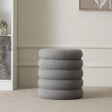 Roach Ottoman W/T Storage Col – Light Grey