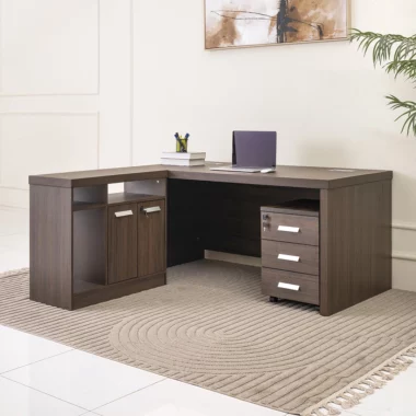 Stefan Office Table -Dark Oak