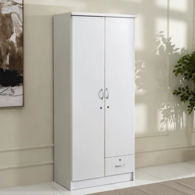 Donni 2 Door Wardrobe -White