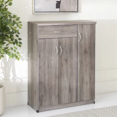 Ravenna Shoe Cabinet -Grey Oak