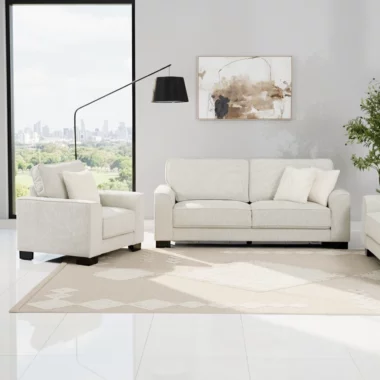Zendaya 6-Seater Set Sofa -Off White