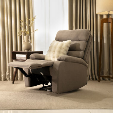Alaska Recliner -Light Grey