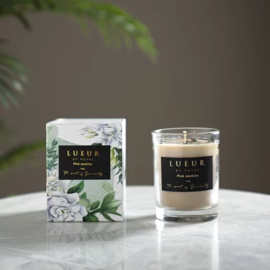 Lueur Pink Jasmine Jar Candle