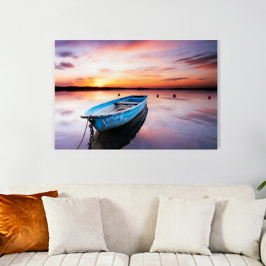 Opaline Sun Set Scenery Tempered Glass Wall Art -120x80cm