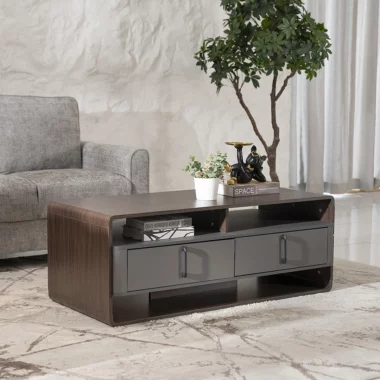 Atrisa Coffee Table -Walnut/Grey