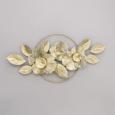 Castora Metal Wall Decor Gold -119x55cm