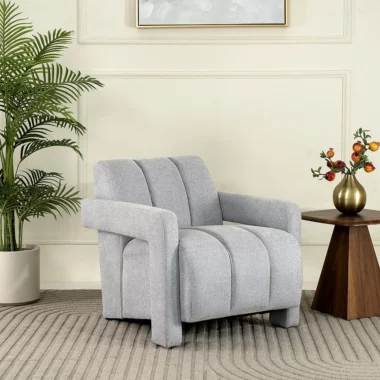 Luna Leisure Chair -Light Grey