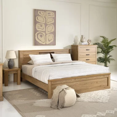 Majestic King Bed 200×180 -Oak