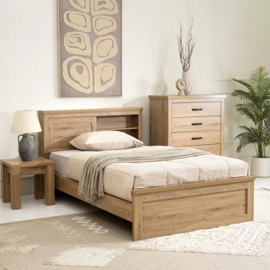 Majestic Single Bedroom Set 6 pcs 200×120