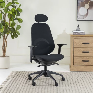 Milan High Back Office Chair -Black