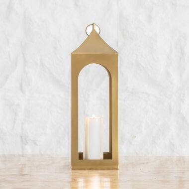 Mesa metal lantern -18x18x56cm