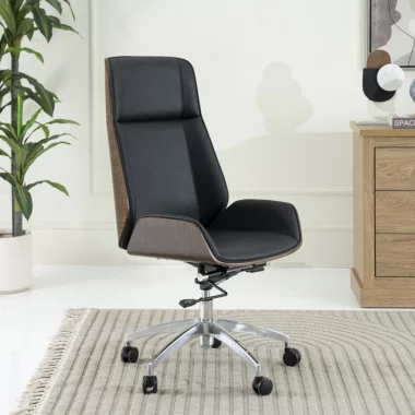 Riccardo High Back Office Chair -Black