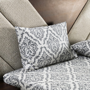 Alurea Set Of 2 Pillow Case -Grey -50×75+15cm