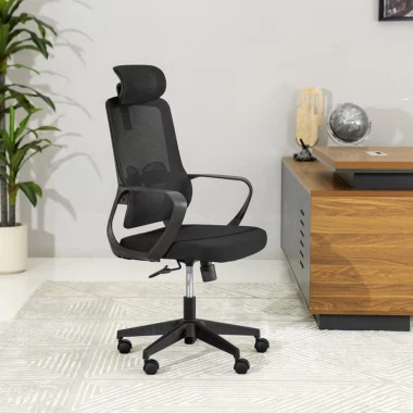 Siesta High Back Office Chair -Black