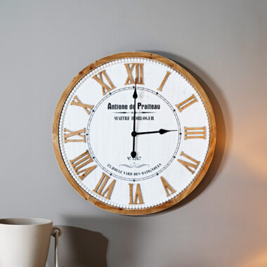 Chronos Wall Clock White -68cm