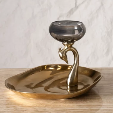 Serenya Chip N Dip Gold & Bronze -28.5×25.5x19cm