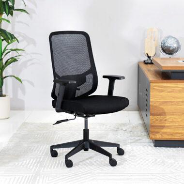 Verona Mid Back Office Chair -Black
