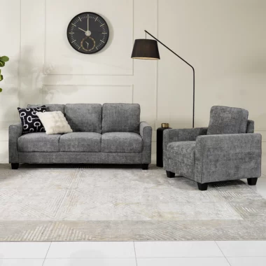 Bloom 6-Seater Sofa Set -Grey