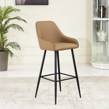 Diva Bar Stool -Brown & Black