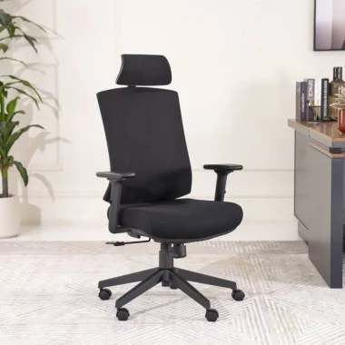 Enkel High Back Office Chair -Black