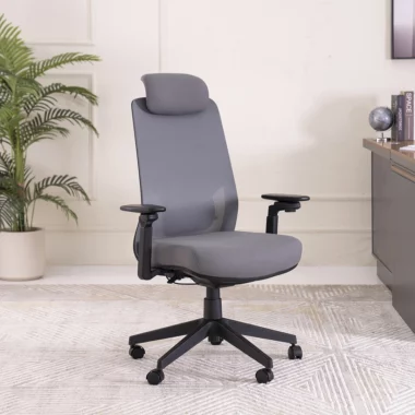 Jarvis High Back Office Chair -Grey