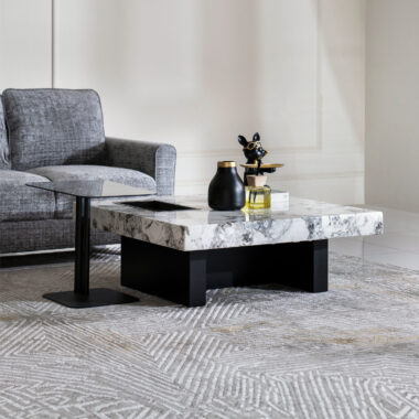 Kronika Coffee Table Set – Col Black/White