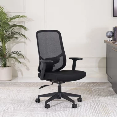 Ryan Mid Back Office Chair -Black