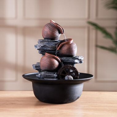 Rivulet Water Wheel Indoor Fountain