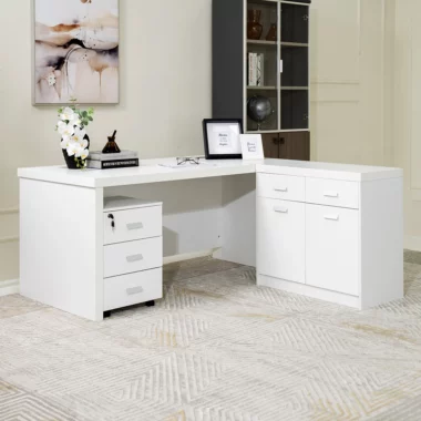 Sky Office Table -White