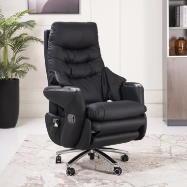 Vista Electric High Back Office Chair -Black