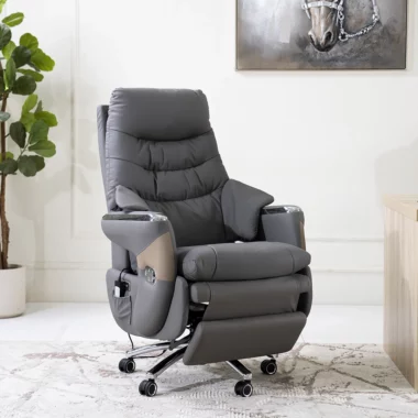 Vista Electric High Back Office Chair -Grey