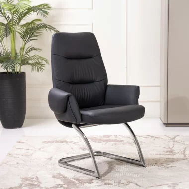 Vista Visitor Chair -Black