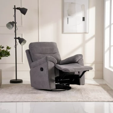Asos Recliner Sofa With Swivel & Rocker -Grey