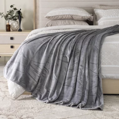 Celestine Solid Blanket -Grey -200x230cm